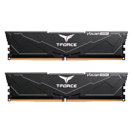 Team T-Force Vulcan Black 32GB(2x16GB) 6000Mhz DDR5 CL38 Gaming Ram (FLBD532G6000HC38ADC01) resmi