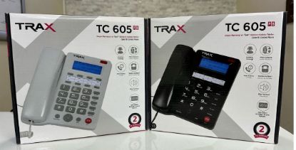 TRAX TC-605 EKRANLI MASAÜSTÜ KABLOLU TELEFON resmi