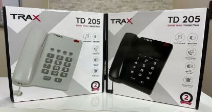 TRAX TD-205 EKRANSIZ MASAÜSTÜ KABLOLU TELEFON resmi