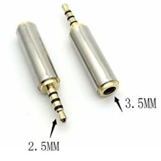 2.5 MM STEREO ERKEK/3.5 MM DİŞİ 3 BOĞUMLU STEREO JACK resmi