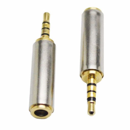 2.5 MM STEREO ERKEK/3.5 MM DİŞİ 3 BOĞUMLU STEREO JACK resmi