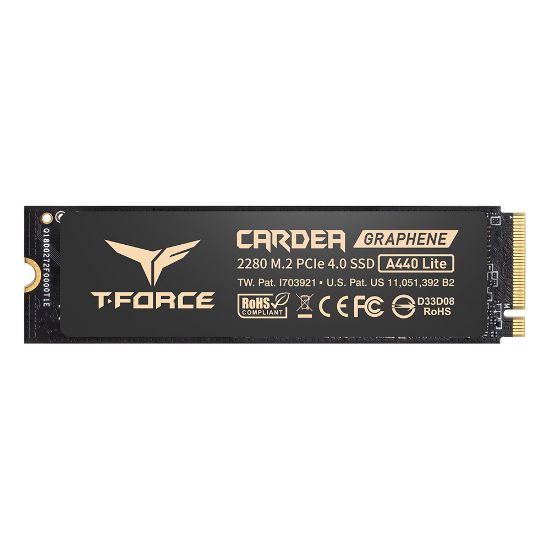 Team T-Force CARDEA A440 LITE 2TB 7400/6400/MB/s PCIe NVMe M.2 SSD Disk (TM8FFQ002T0C129) resmi