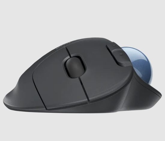 LOGITECH M575 KABLOSUZ ERGONOMİK TRACKBALL MOUSE-SİYAH 910-005872 resmi