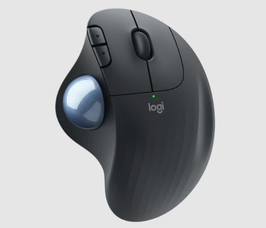 LOGITECH M575 KABLOSUZ ERGONOMİK TRACKBALL MOUSE-SİYAH 910-005872 resmi