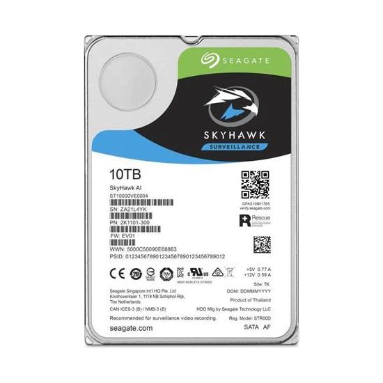 10TB SEAGATE SKYHAWK ST10000VE0008 resmi