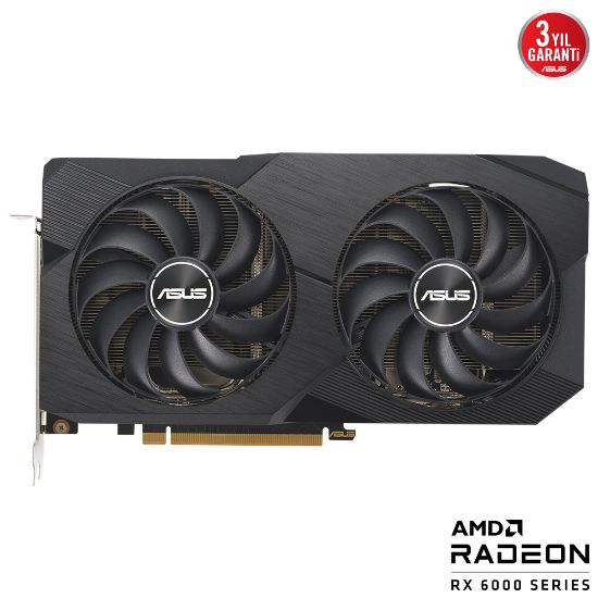 ASUS DUAL-RX6600-8G-V2 8GB GDDR6 HDMI DP 128BİT resmi