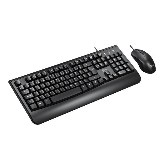 LENOVO LECOO CM105 SİYAH KABLOLU MOUSE & KLAVYE SET resmi