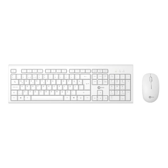 LENOVO LECOO KW200 BEYAZ KABLOSUZ KLAVYE & MOUSE SET resmi