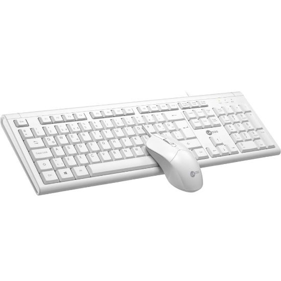LENOVO LECOO CM101 BEYAZ KABLOLU KLAVYE & MOUSE SET resmi