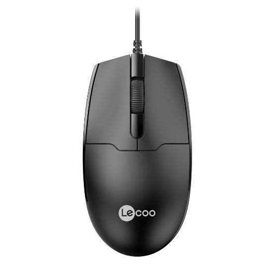 LENOVO LECOO MS101 SİYAH USB KABLOLU MOUSE resmi