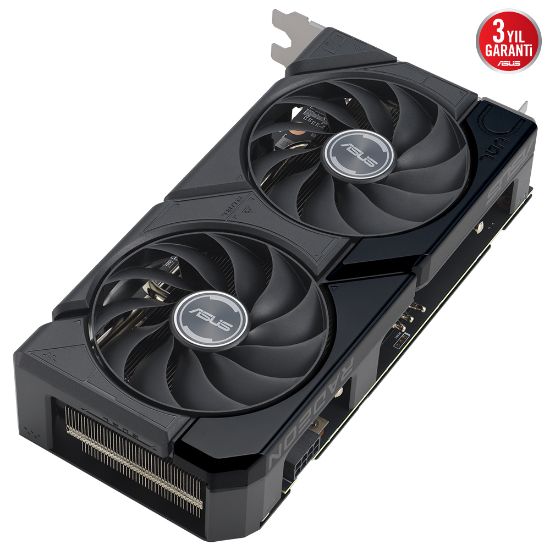 ASUS DUAL-RX7600XT-O16G 16GB GDDR6 HDMI DP 128BİT resmi