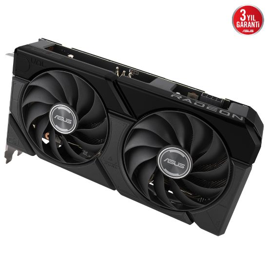 ASUS DUAL-RX7600XT-O16G 16GB GDDR6 HDMI DP 128BİT resmi