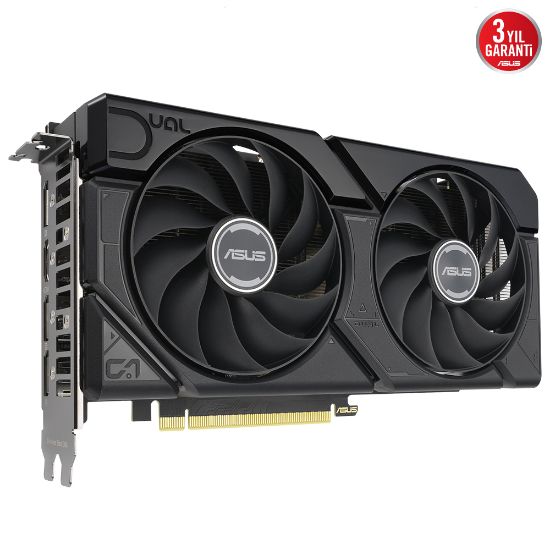 ASUS DUAL-RX7600XT-O16G 16GB GDDR6 HDMI DP 128BİT resmi