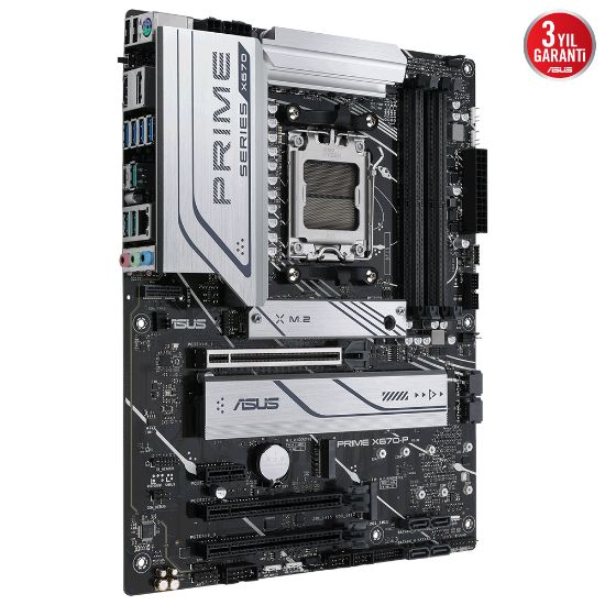 ASUS PRİME X670-P-CSM AMD X670 DDR5 6400MHZ HDMI DP M.2 ATX AM5 resmi