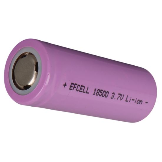 EFCELL 3.7 VOLT 1200 MAH LİTYUM LI-ION 18500 PİL (BAŞLIKSIZ) resmi