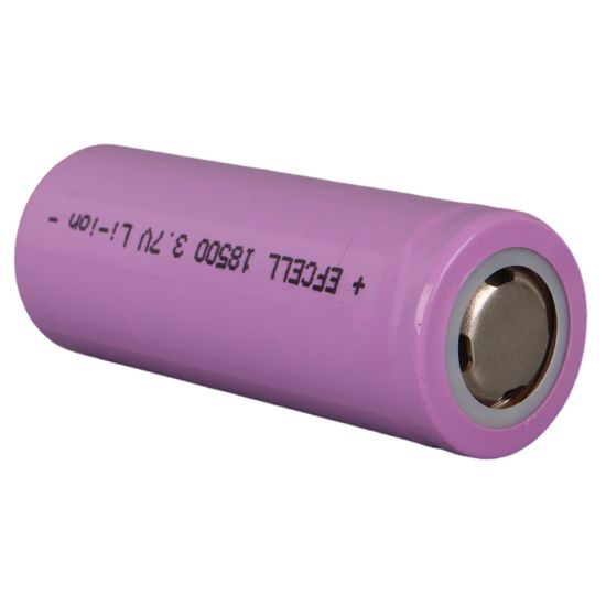 EFCELL 3.7 VOLT 1200 MAH LİTYUM LI-ION 18500 PİL (BAŞLIKSIZ) resmi