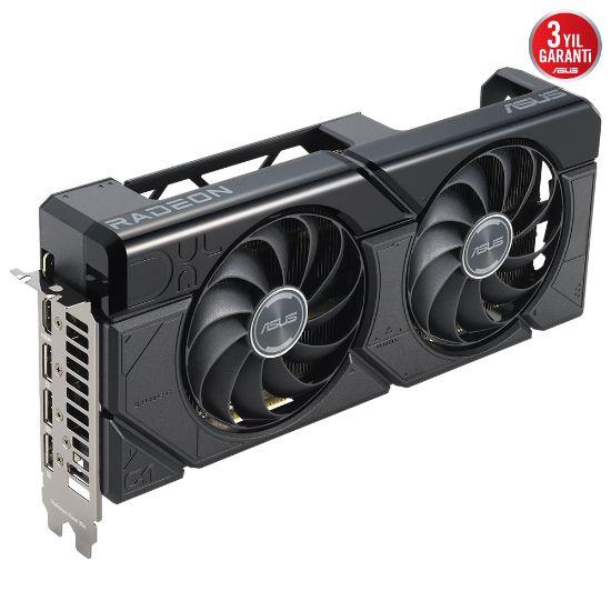 ASUS DUAL-RX7800XT-O16G RX 7800 XT 16GB GDDR6 HDMI 3XDP 256BİT resmi