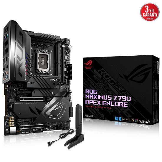 ASUS ROG MAXIMUS Z790 APEX ENCORE DDR5 5XM2 USB3.2 WiFi 7 RGB LAN ATX 1700P resmi