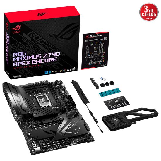 ASUS ROG MAXIMUS Z790 APEX ENCORE DDR5 5XM2 USB3.2 WiFi 7 RGB LAN ATX 1700P resmi