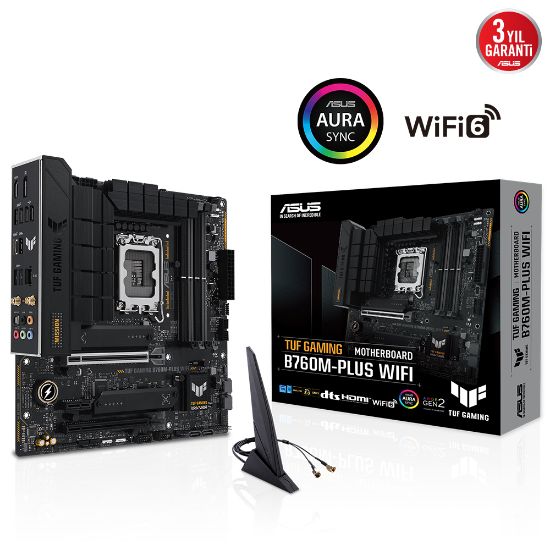 ASUS TUF GAMING B760M-PLUS WIFI II D5 HDMI DP 1700P resmi