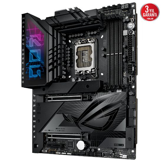 ASUS ROG MAXIMUS Z790 DARK HERO DDR5 2XUSB4 HDMI 5xM2 WiFi 7 BT RGB LAN ATX 1700P  resmi