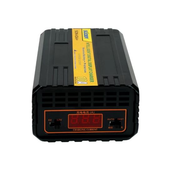 SUOER SON-10A+ 6 VOLT - 12 VOLT - 10 AMPER AKILLI AKÜ ŞARJ CİHAZI resmi