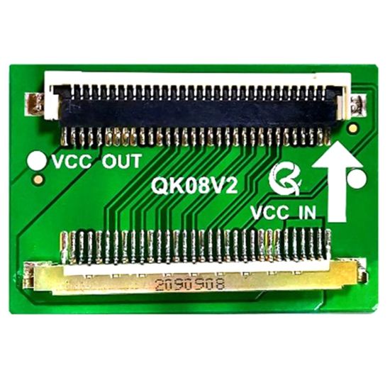 LCD PANEL FLEXİ REPAİR KART QK08V2 HD LVDS TO FPC SAM İN LG OUT QK8002B (FHD) resmi