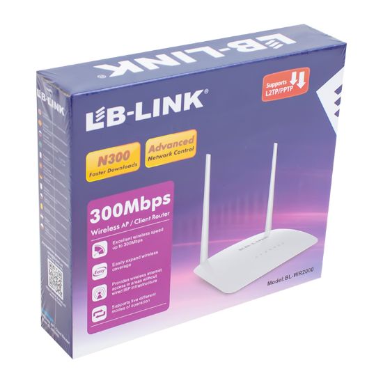 LB-LINK BL-WR2000 300 MBPS 2 ANTENLİ WİRELESS N ROUTER resmi