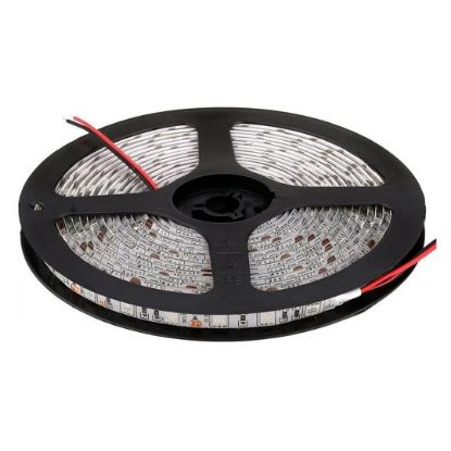 LEDON LED ŞERİT 3 ÇİPLİ KIRMIZI İÇ MEKAN SİLİKONSUZ 60 LED 5 METRE (5050) resmi