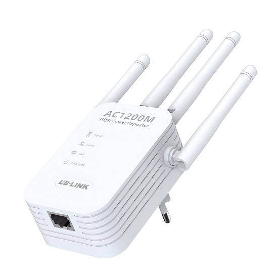 LB-LINK BL-RE1200 AC1200 MBPS ÇİFT BANTLI TEK PORTLU WIRELESS REPEATER MENZİL GENİŞLETİCİ resmi