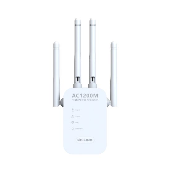 LB-LINK BL-RE1200 AC1200 MBPS ÇİFT BANTLI TEK PORTLU WIRELESS REPEATER MENZİL GENİŞLETİCİ resmi