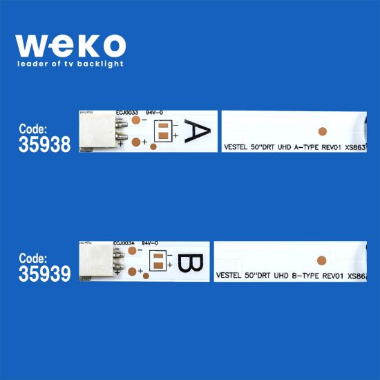 WKSET-6223 35938X4 35939X2 17DLB50NER1 A/B 6 ADET LED BAR (7LENS) resmi