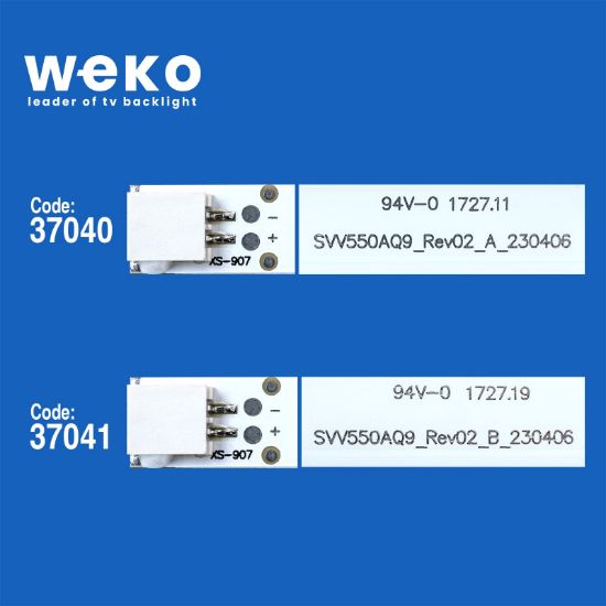 WKSET-6305 37040X6 37041X3 JL.D55061330-078AS-M_V01 /  078HS-M_V01  9 ADET LED BAR resmi