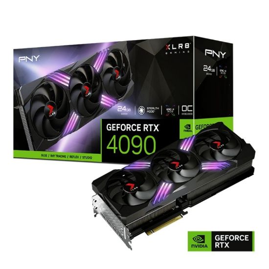 PNY RTX 4090 XLR8 Gaming VERTO EPIC-X RGB 24GB GDDR6X 384Bit (VCG409024TFXXPB1-O) resmi