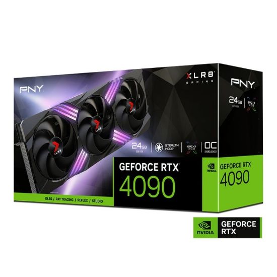 PNY RTX 4090 XLR8 Gaming VERTO EPIC-X RGB 24GB GDDR6X 384Bit (VCG409024TFXXPB1-O) resmi