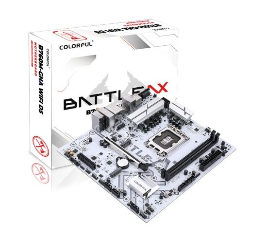 COLORFUL BATTLE-AX B760M-GHA WIFI DDR5 7600MHz mATX resmi