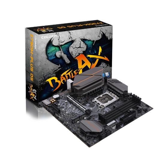 COLORFUL BATTLE-AX Z790AK-PLUS D5 V20 DDR5 7200Mhz ATX 1700p resmi