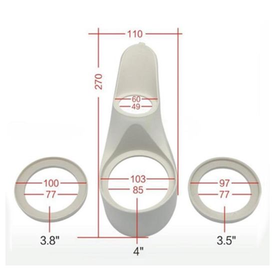 FOR-X XYP-POD2 3.5 - 3.8 - 4 TWEETER MONTAJ YUVASI 1 ÇİFT (PLASTİK) resmi