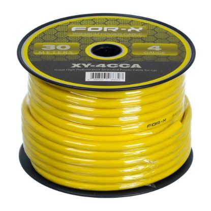 FOR-X XY-4CCA OTO ANFİ 4GA POWER KABLO 30 METRE resmi