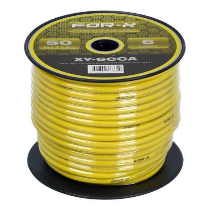 FOR-X XY-6CCA OTO ANFİ 6GA POWER KABLO 50 METRE resmi