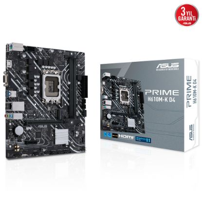 ASUS PRIME H610M-K D4 ARGB DDR4 3200MHZ MATX resmi