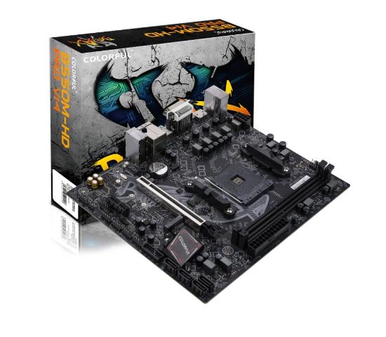 COLORFUL BATTLE-AX B550M-HD PRO V14 DDR4 3200Mhz HDMI mATX AMD AM4 resmi