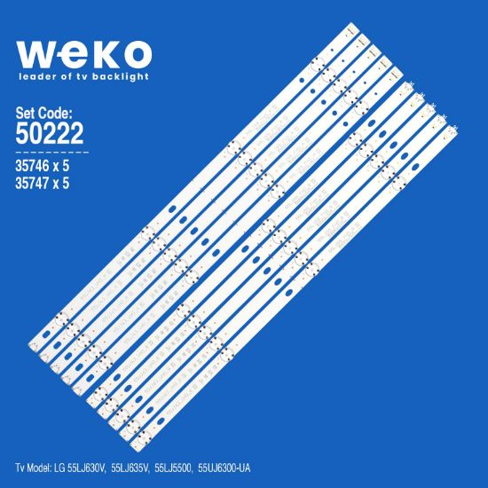 WKSET-5222 35746X5 35747X5 SSC_55LJ55_FHD 10 ADET LED BAR resmi