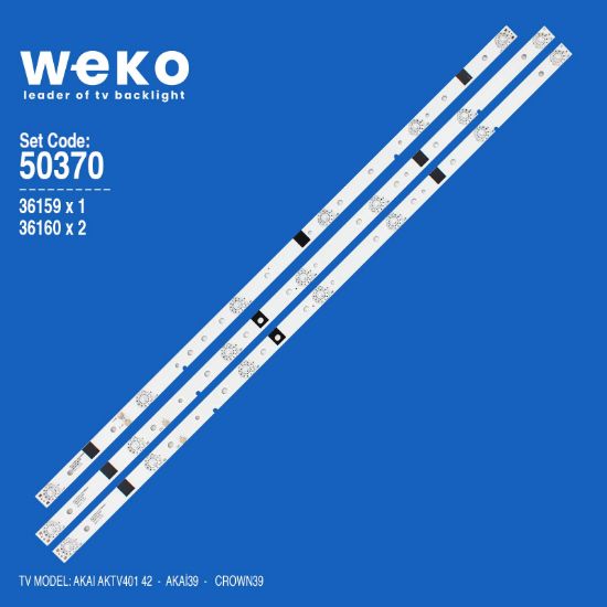 WKSET-5370 36159X1 36160X2 JS-D-JP3920 3 ADET LED BAR resmi