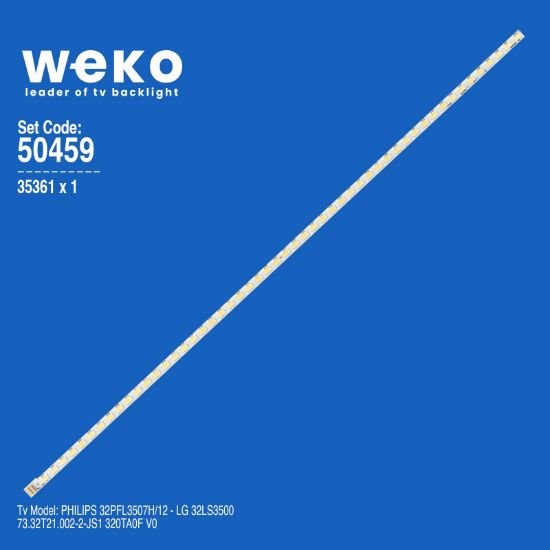 WKSET-5459 35361X1 73.32T21.002-2-JS1 320TA0F V0  1 ADET LED BAR (52LED) resmi