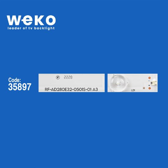 WKSET-6062 35897X3 RF-AD280E32-0501S-01 A4 - 180.DT0-281200-0H 3 ADET LED BAR resmi