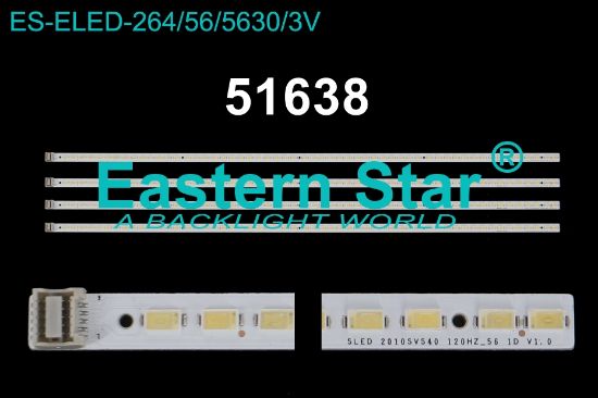 WKSET-6638 34896X4 SLED 2010SVS40 120HZ_56 1D V1.0  4 ADET LED BAR (56LED) resmi