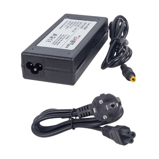 POWERMASTER PM-31058 19 VOLT - 3.95 AMPER 5.5-2.5 UÇLU TOSHIBA NOTEBOOK ADAPTÖR  ( + POWER KABLOSUNU UNUTMA) resmi
