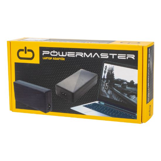 POWERMASTER PM-31058 19 VOLT - 3.95 AMPER 5.5-2.5 UÇLU TOSHIBA NOTEBOOK ADAPTÖR  ( + POWER KABLOSUNU UNUTMA) resmi