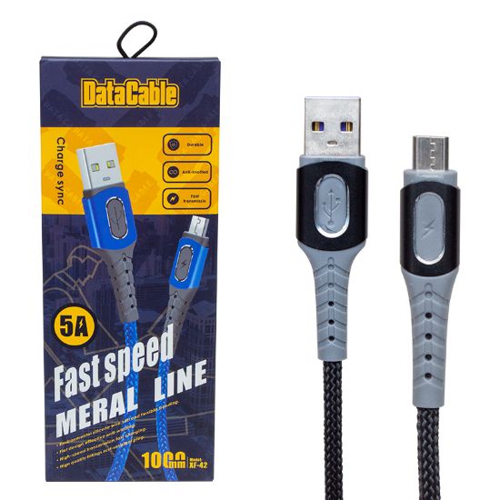 POWERMASTER PM-3780 5 AMPER MICRO USB ÖRGÜLÜ HIZLI ŞARJ DATA KABLOSU resmi